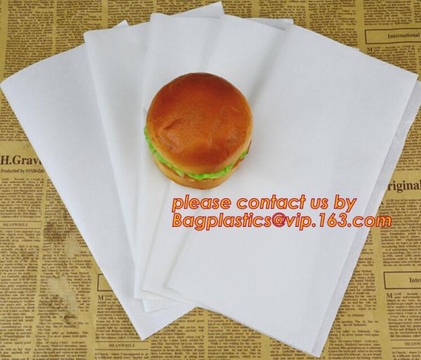 White Greaseproof Paper,28GSM Greaseproof Paper For Burger Wrapping,Lunch Warp