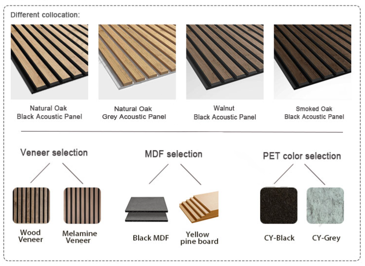 Eco Friendly Living Room Acoustic Wood Slat Panels White With Modern Design