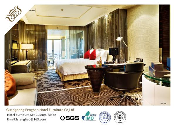 Luxury Bedroom Set King Size Commercial Hotel Furniture for Single / Double Room