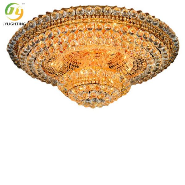 Modern K9 Crystal Chandelier Luxury LED Ceiling Light for Hotels Living Rooms