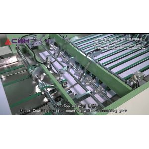 60kw 4 Colors Exercise Book Making Machine With Synchronized Servo Motor