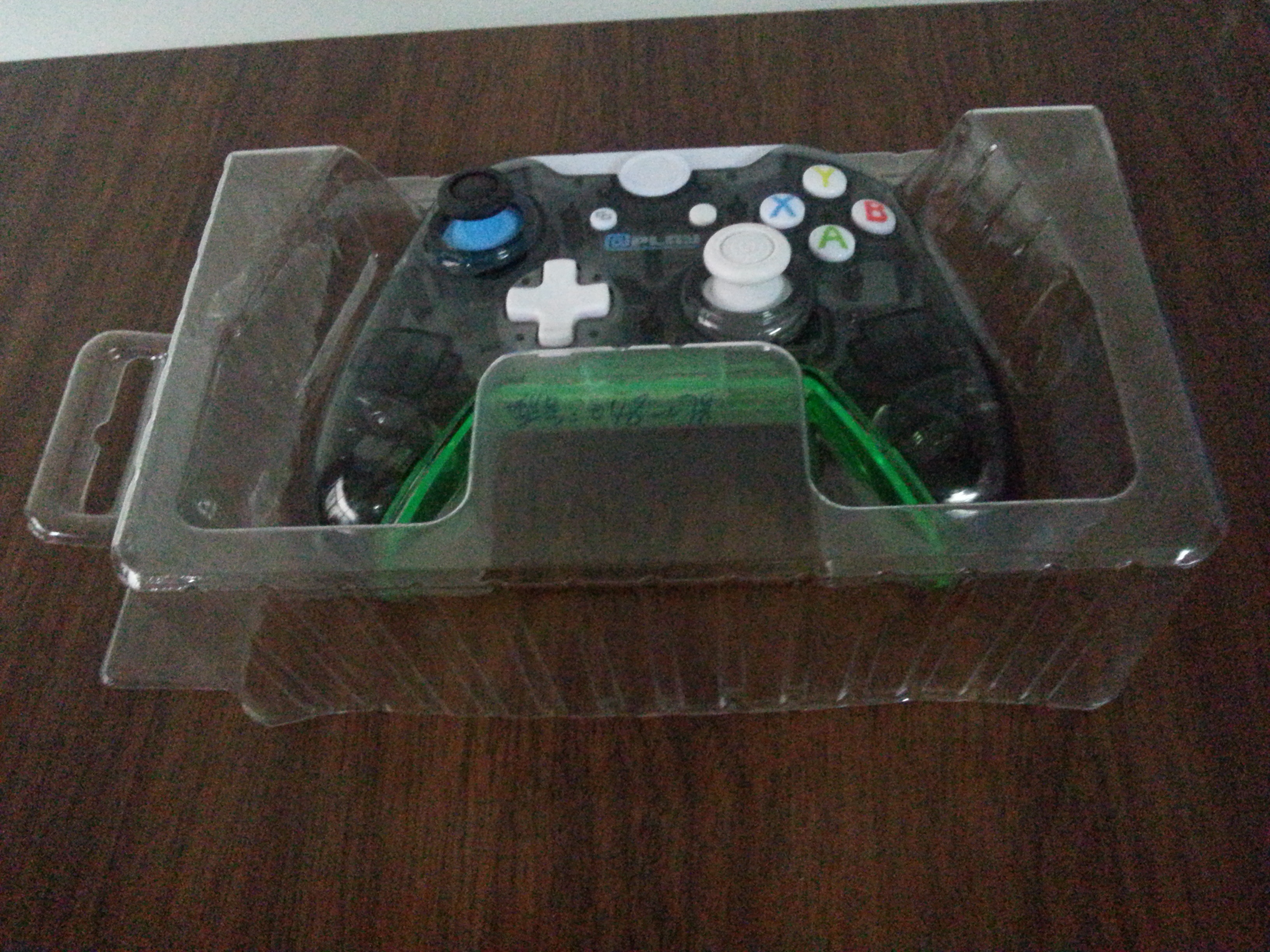 factory supply directly clear PVC blister inner tray for remote controller folding boxes