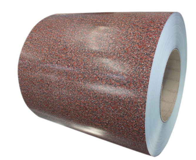 PVDF GRANITE PATTERNED COLOR ALUMINUM COILS 3003 H26 GRADE 1.0*1200 Customized Pattern 50 Years Warranty