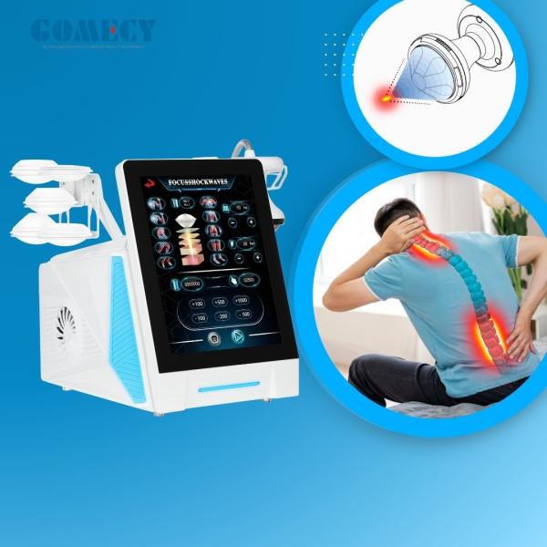 Advanced Focus Shockwave Physical Therapy Equipment for ESWT Treatment of