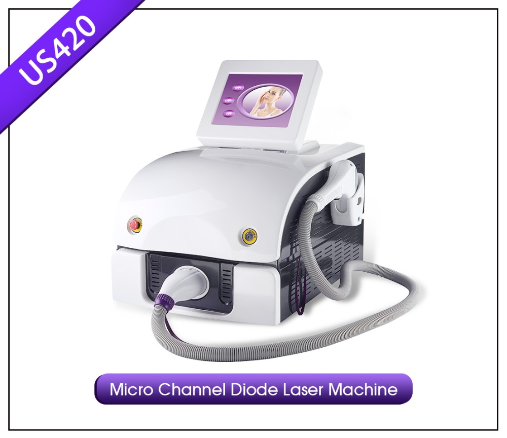 Three Wavelengths Diode Laser Hair Removal Machine 1 - 10Hz Frequency