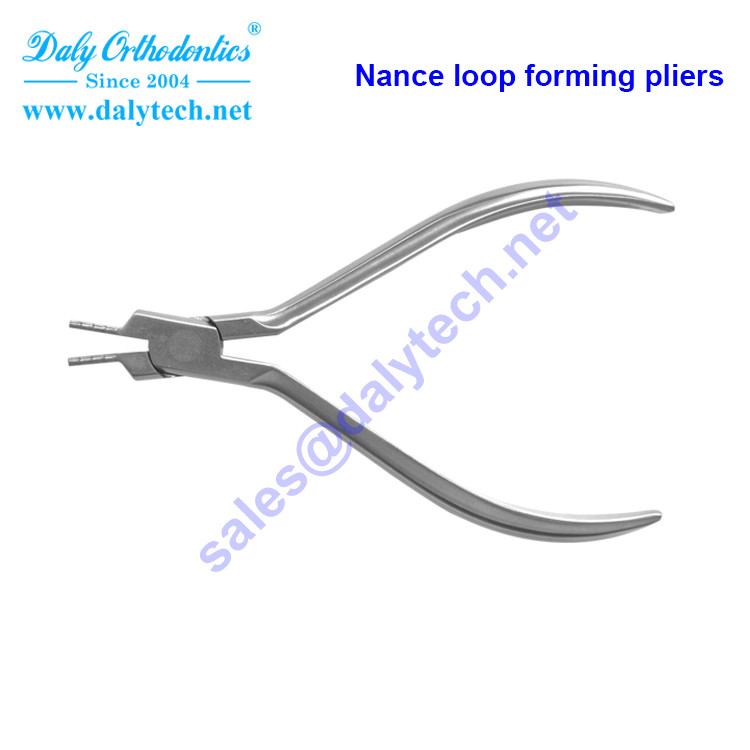 Nance loop forming pliers of adult orthodontics from dental depot