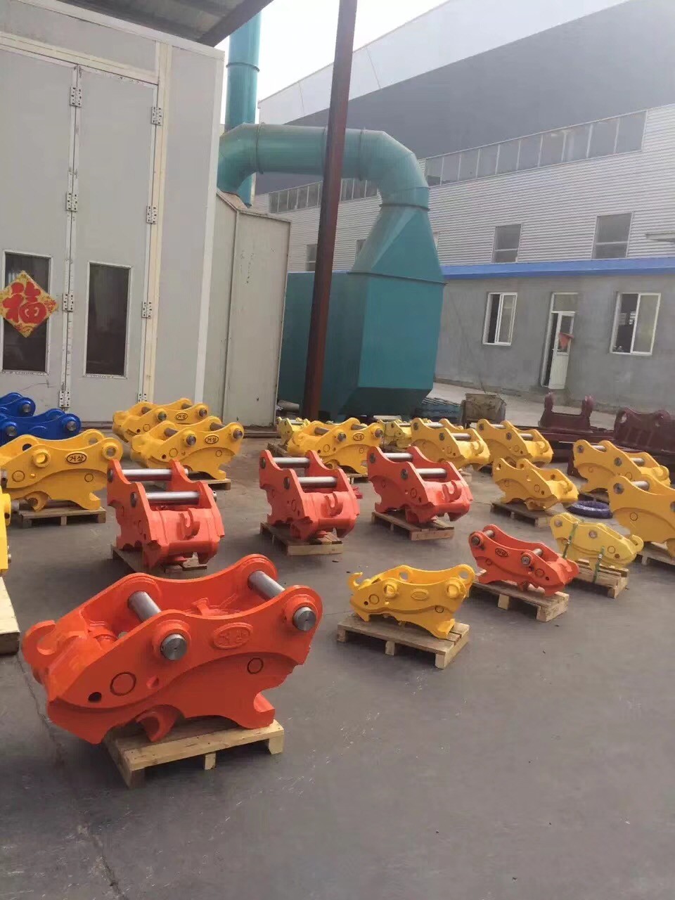 OEM Tilting Quick Hitch Hydraulic Quick Couplers For Excavators Kobelco Kato