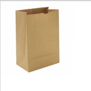 China Brown Kraft Paper Bags Recyclable Gift Food Bread Candy Packaging Bags For Boutique on sale