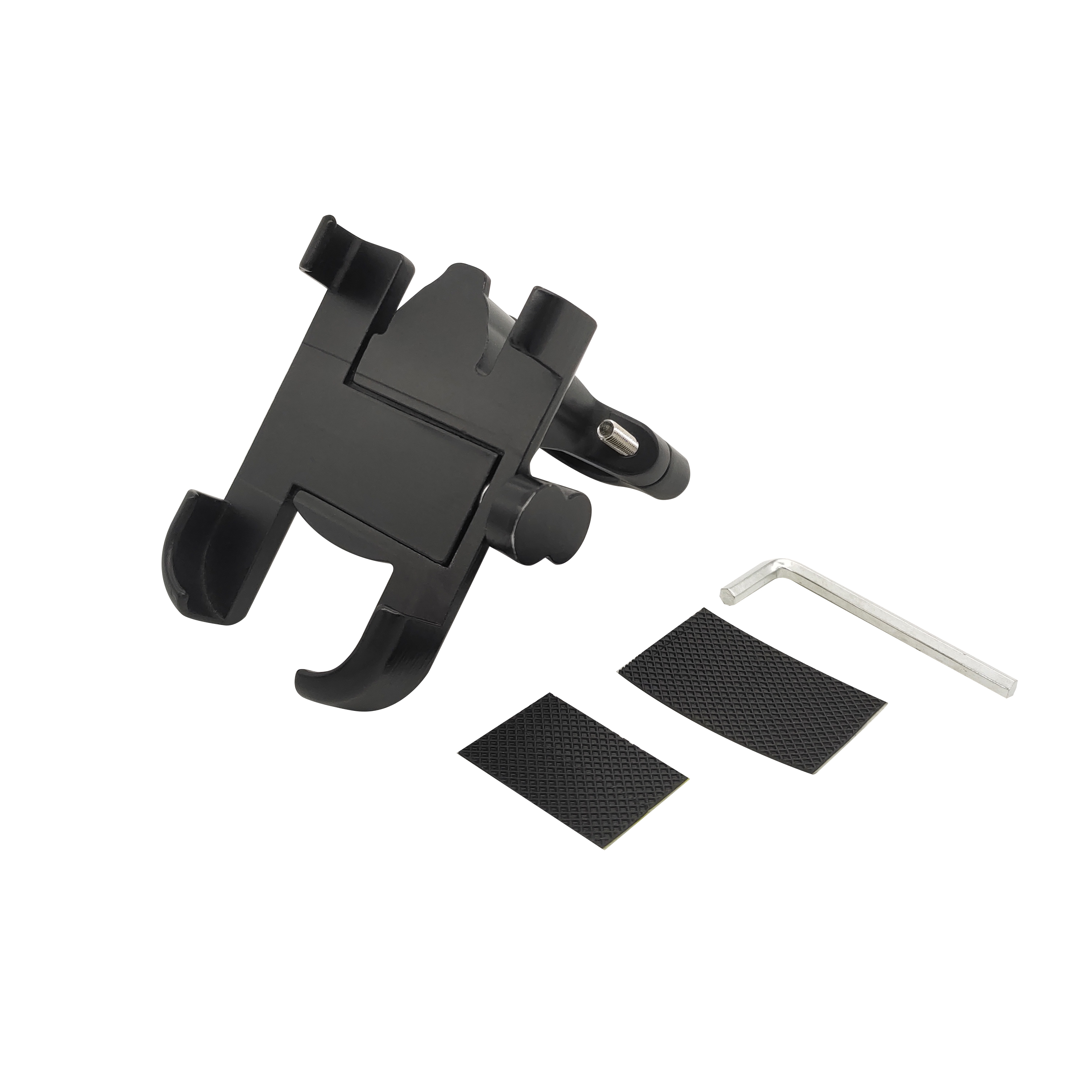 RoHS Aluminium Alloy 0.25kg Motorcycle Phone Holder , Portable Dirt Bike Phone Mount