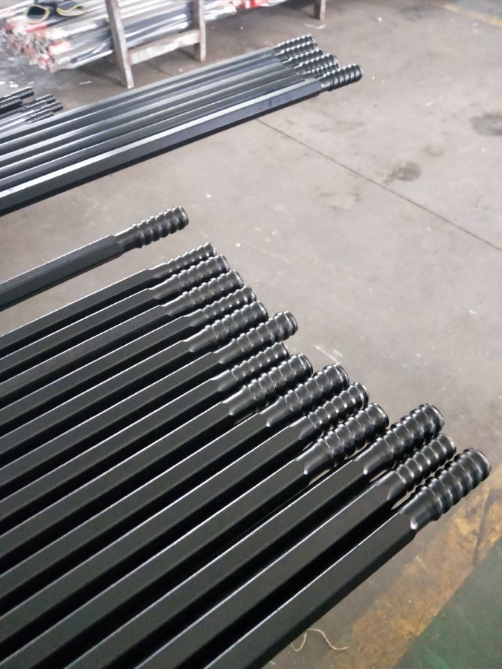 Hex 25 Drifter Rod Speed Rod Shank End rod R25 Length 610-3600mm For Mining