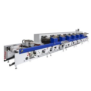 Roll To Roll Flexo Label Printing Machine 2-12 Color Flexo Printing Machine 150m