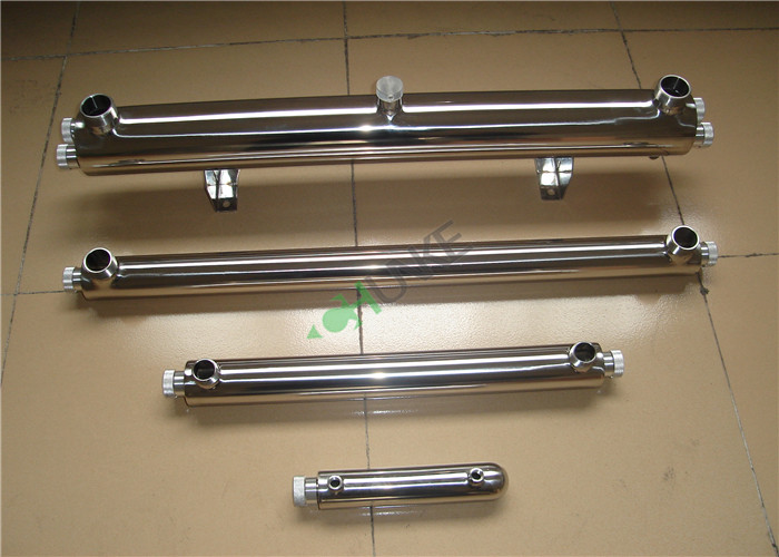 Ultraviolet Water Sterilizer Water Treatment Plant Accessories 6GPM 25W For Ro Unit