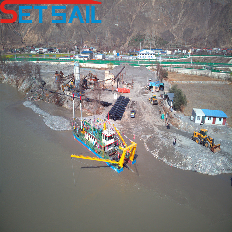 Eelectric Power Cutter Suction Dredger with Hydraulic Pump
