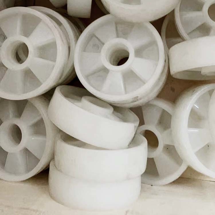 1650 1850 2050Nylon Hand Pallet Truck Wheels Solid White Drive Wheels Front Wheels For Pallet Jacks Wholesale