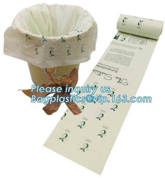 Cornstarch Compostable Shopping Plastic Food Handle T-Shirt Bag, Customized
