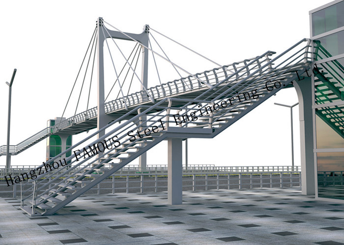 Modular Prefabricated Pedestrian Bridges Temporary or Permanent Steel Structure