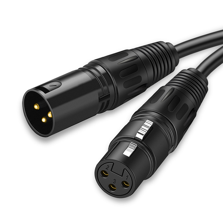 1m 3m 5m 3 PIN Connector XLR Audio Jack Male To XLR Female DMX Cable