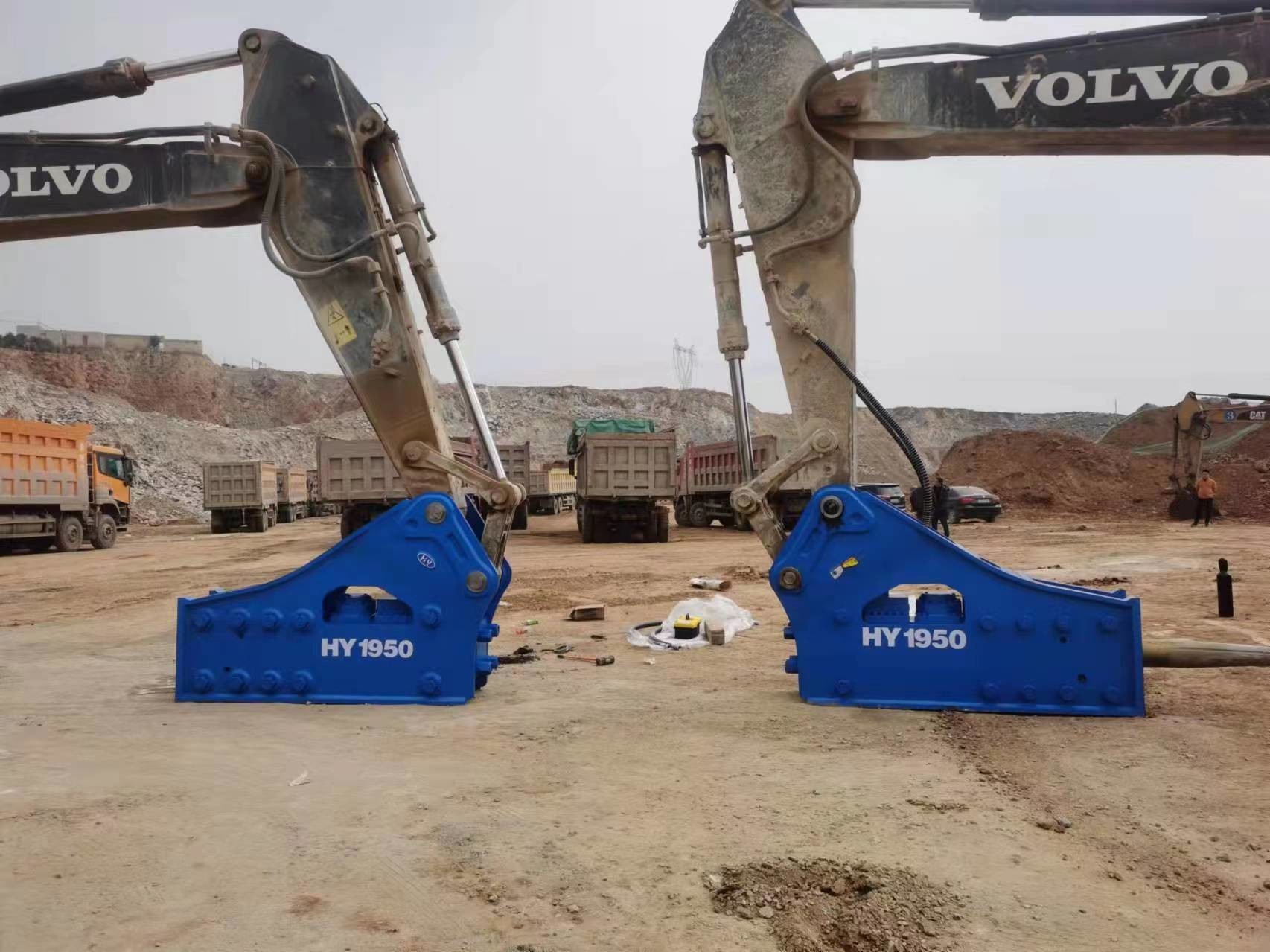 Reliable Hydraulic Excavator Hammers With Varying Impact Rate And Height