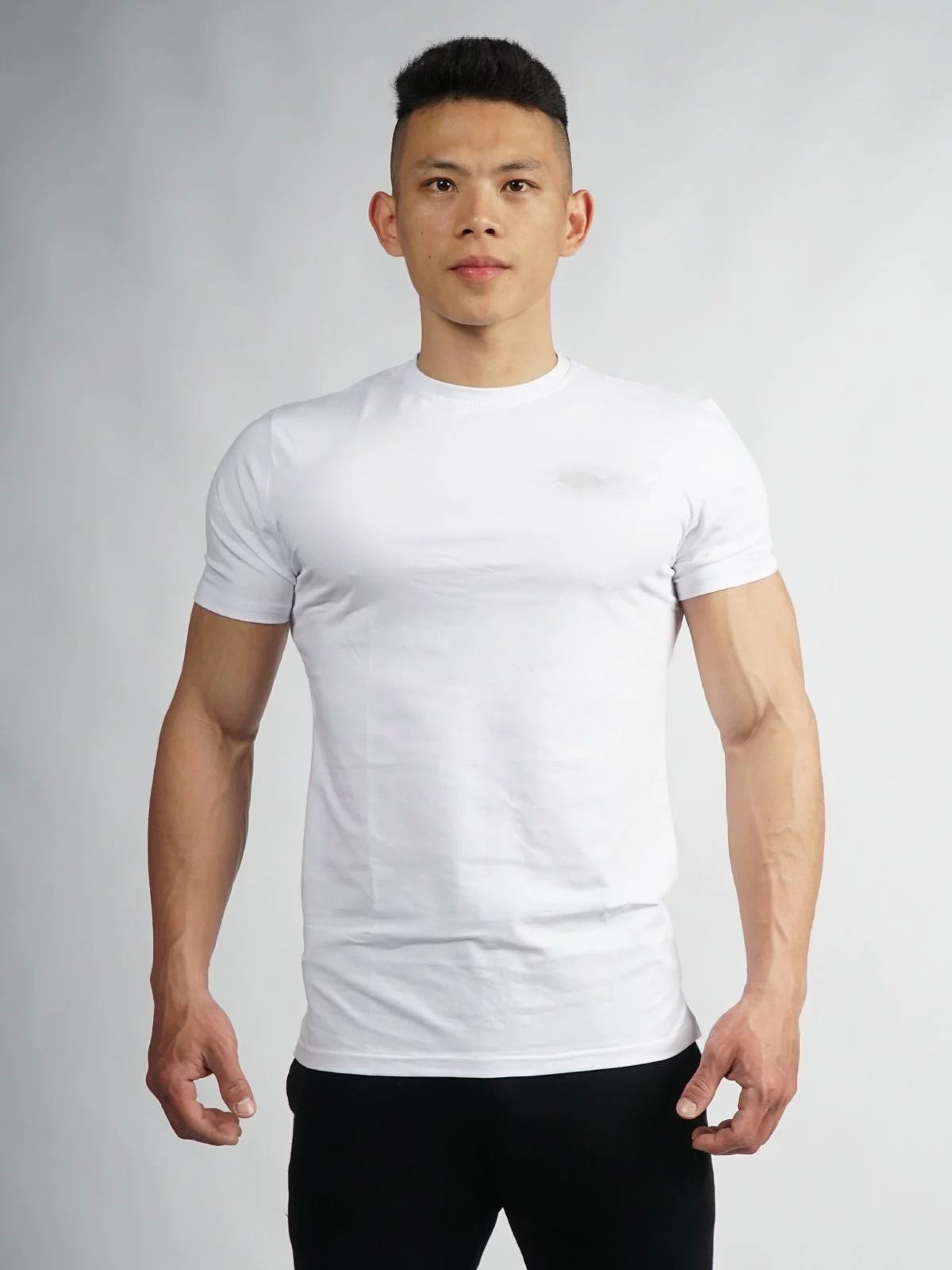 Wholesale Apparel Men Logo Printing Round-Neck Cotton t shirts