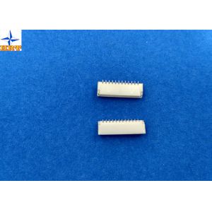 1.0mm Pitch Right Angle SMT Wafer Connector Single Row With PA6T Material