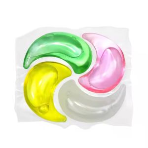 China Four-Cavity 12g Long-Lasting Fragrance Gel Shape Laundry Pods In Customized Color For Detergent APPAREL on sale