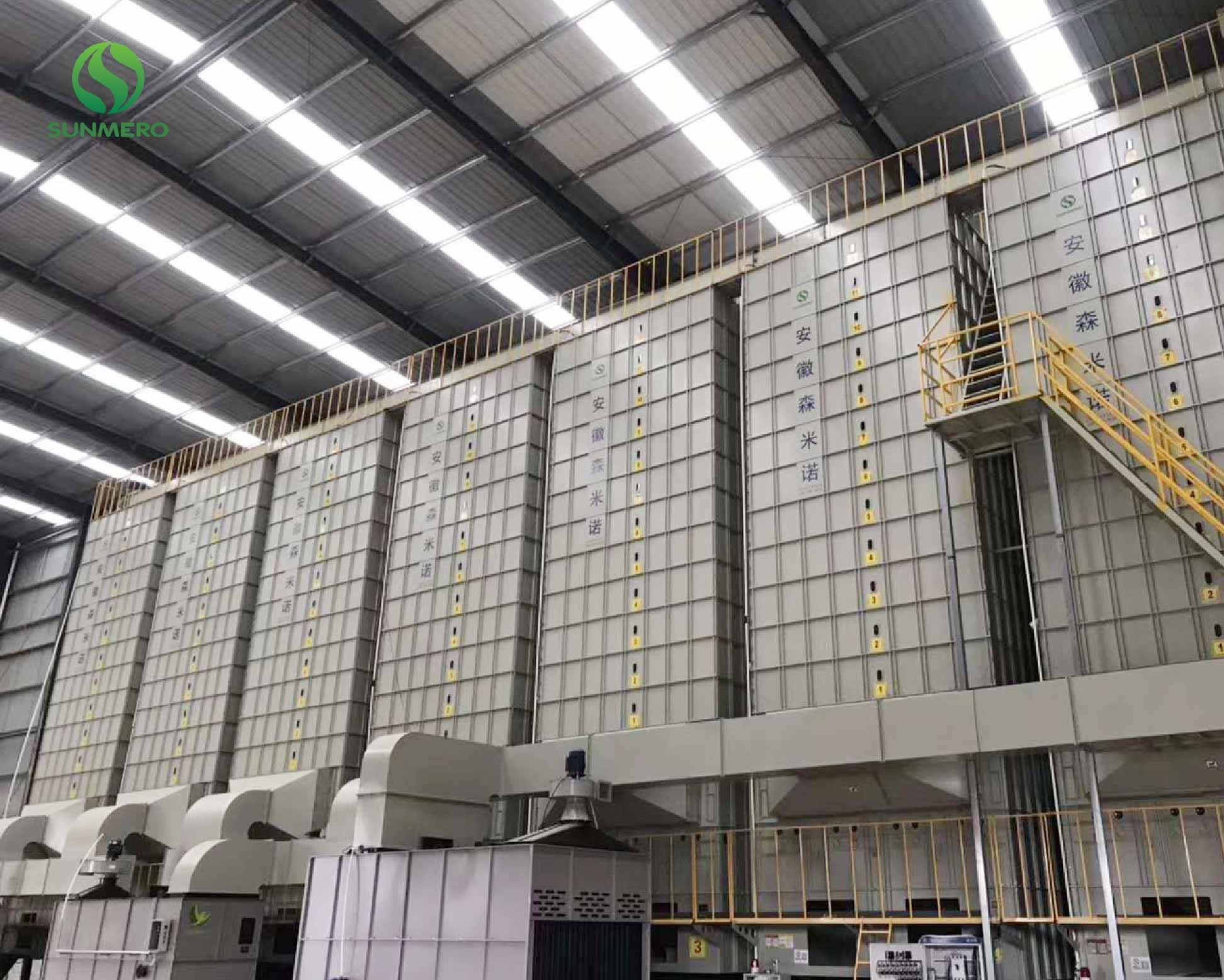 30T Sunmero Grain Dryer Machine , Corn Batch Dryers Stainless Steel