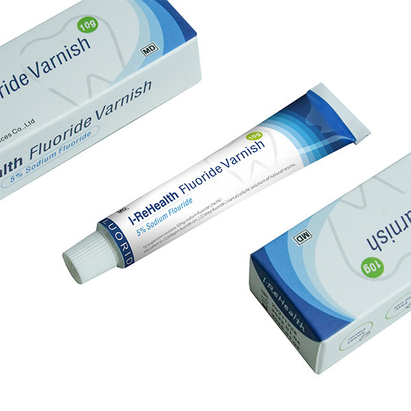 0.5g 22600ppm 5% Sodium Melon Fluoride Varnish For Dental with yellow color