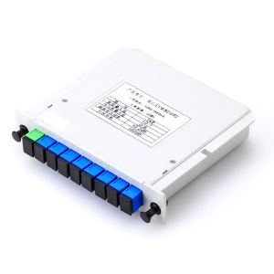 Optical Wire Splitter Terminal Box Insert Card Type 1X8 PLC With SCPC Connector