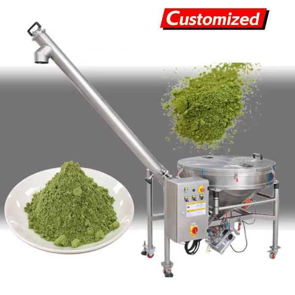 Quality custom Screw elevator, screw conveyor  Stainless Steel Vertical Loading Hopper Screw Conveyor Elevator for Corn Wheat Rice Grain for sale