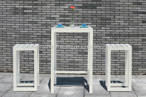 Mail Packing N Wooden Outdoor Furniture Bar Table Set and Bistro Chair for Outdoor Relaxation