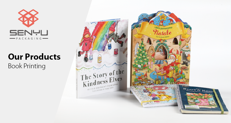3D Color Hardcover Book Printing Children Cardboard Story