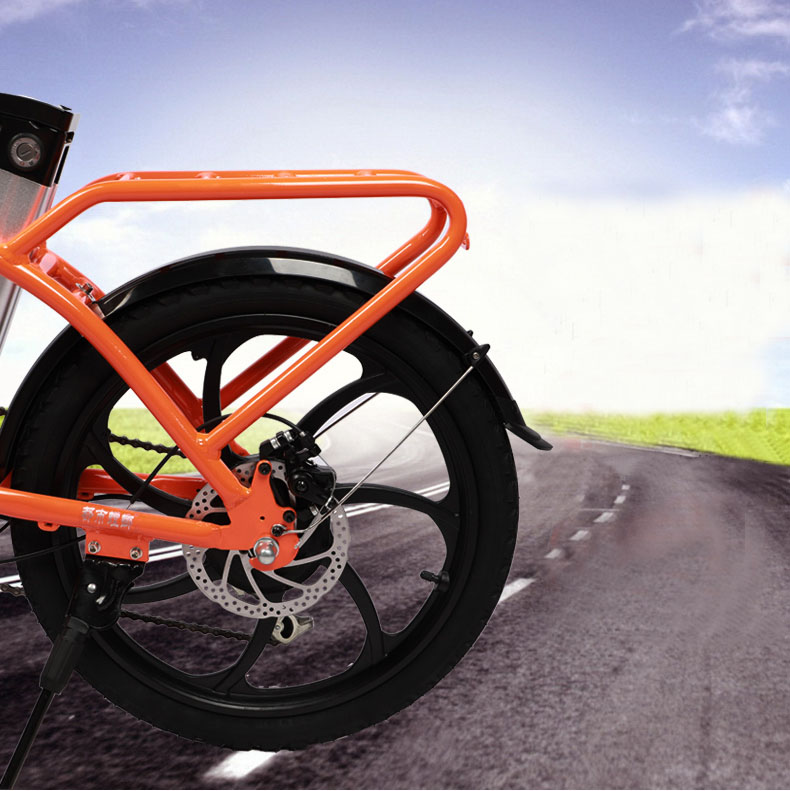 2019 most beautiful 20 inch foldable ebike with disc brake down tube battery position