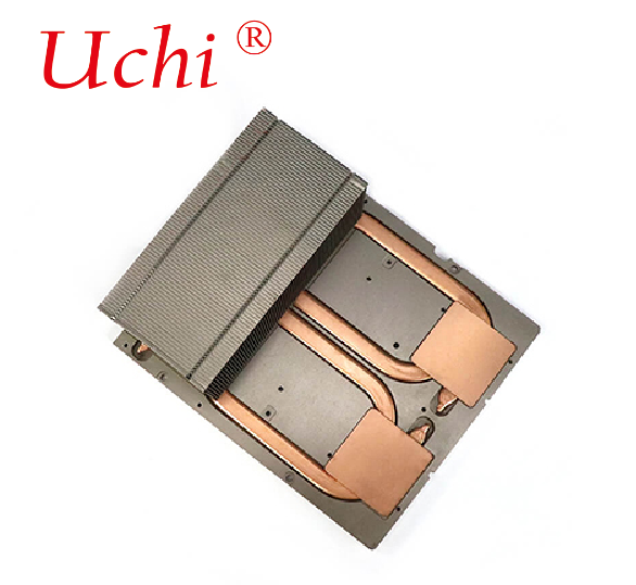 Soldering buckle heat sink complex module side view