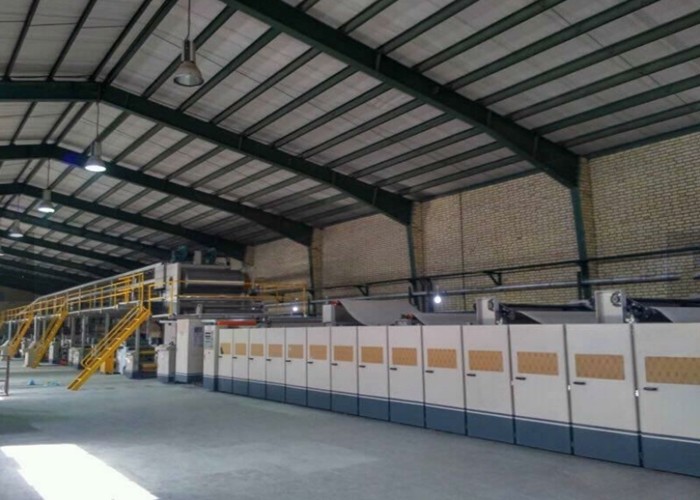 3 / 5 / 7 Layers Corrugated Cardboard Production Line 60 - 200 M / Min Speed