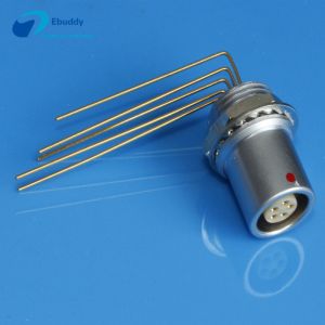 Lemo EHG inside assemblied panel mount socket Elbow pins 5 pin receptacle EHG.0B