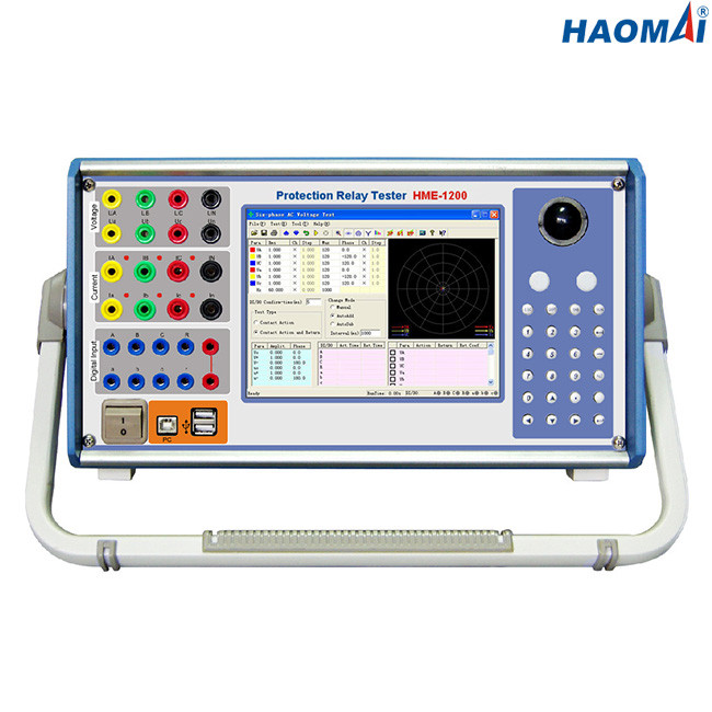  50/60Hz Secondary Injection Test Equipment , Multifunctional Relay Test System Manufactures