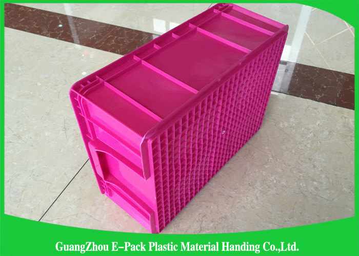 Food Grade Black Storage Boxes , Standard Size Stackable Storage Containers