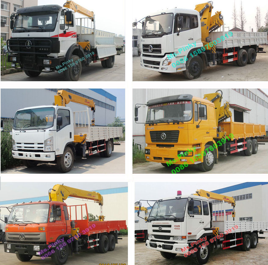 Cheaper Price 5 Tons Crane Mounted Truck ISUZU Cargo Truck for Sales