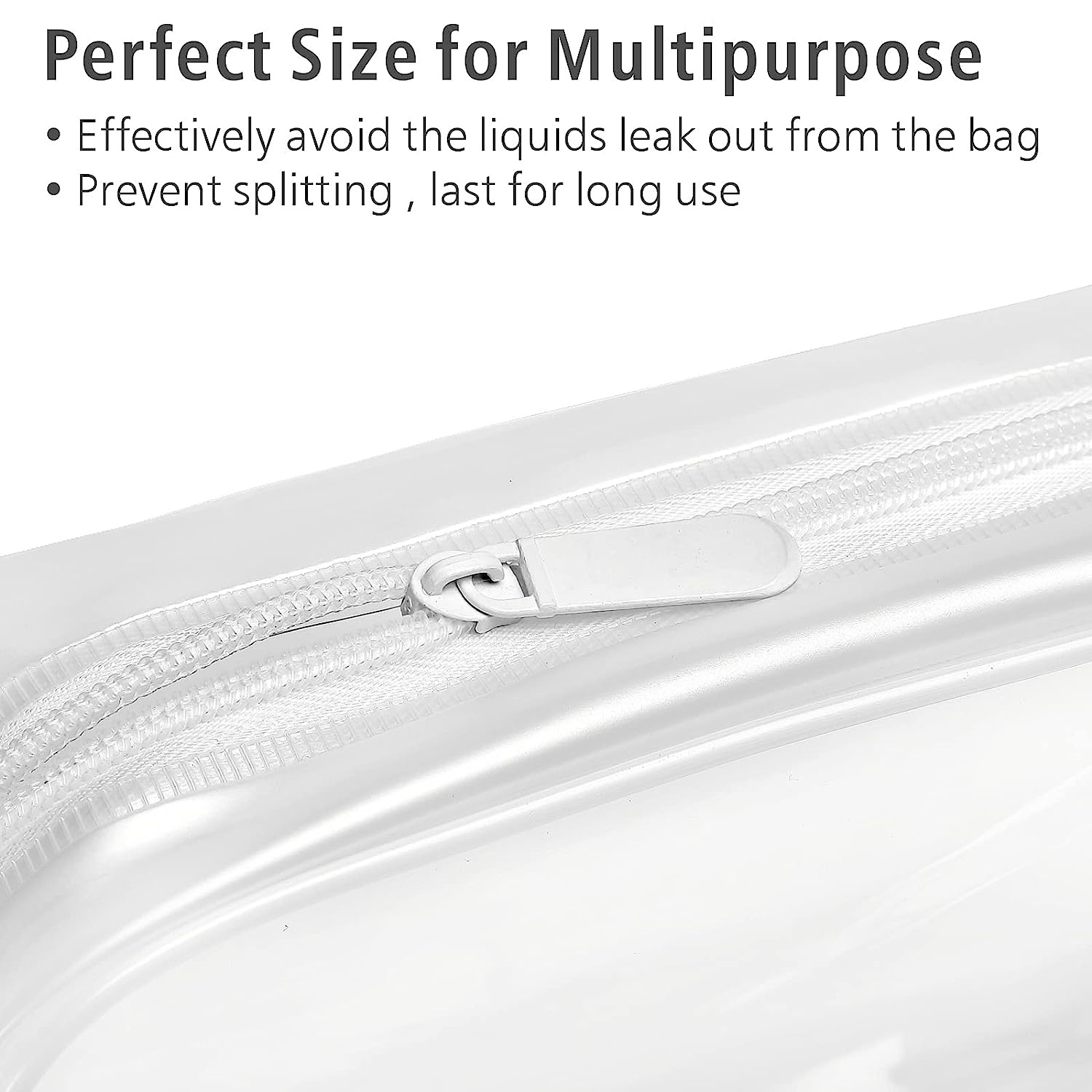 High quality Multi-functional durable clear waterproof toiletry bags cosmetic bag