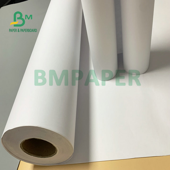 36'' x 300ft Coated 28lb CAD Plotter Paper Bond Roll 3'' Core