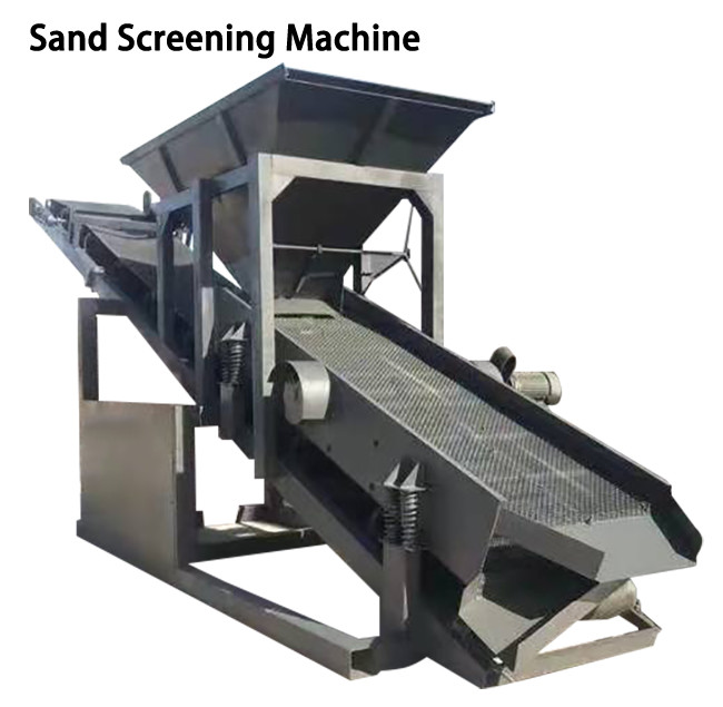 3.5*1.5m Vibrating Sand Screening Machine 8mm 7.5kw+4kw+0.5kw