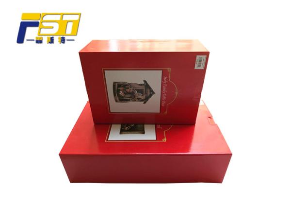 Offset Printing Colored Corrugated Boxes , Groceries Storage Colored Packing