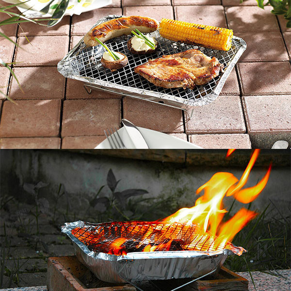 Mini Charcoal Grill 26.5x19.5x8cm Grill Portable Charcoal Small Grill