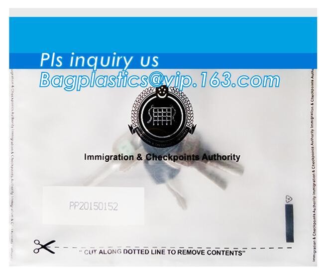 Document safe tamper proof bank deposit bag, Steb Plastic Money Pe Bank Deposit Coin Security Pouch Bags With Seal For C