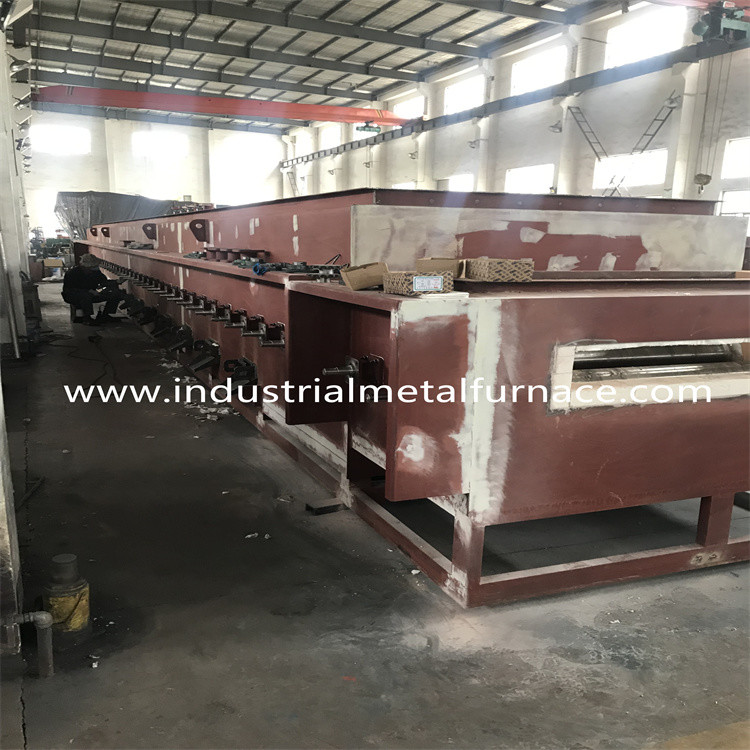 Continuous Tempering Electrical Mesh Belt Furnace Support Roller Resistance For Fasteners
