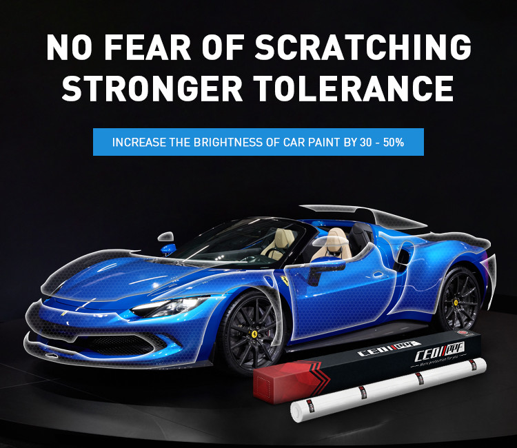 6.5mil TPU Pro X13 Heat Repair Car Paint Protection Film Ultra Brightness For Car Body