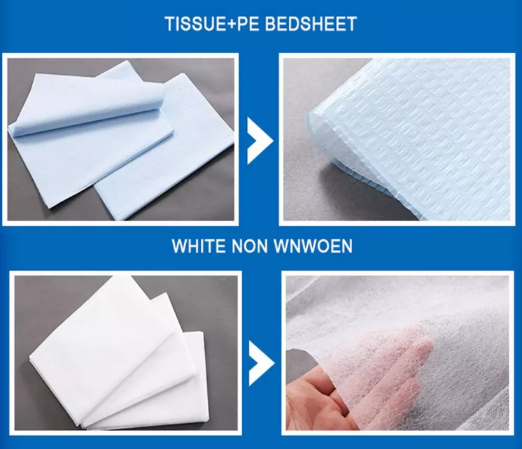 Healthcare Examination Check in Hospital Disposable Paper&PE Lamnated Couch Rolls
