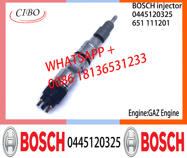 BOSCH 0445120325 Neutral Diesel Fuel Injector Assembly 0445120325 651111201 For GAZ Engine