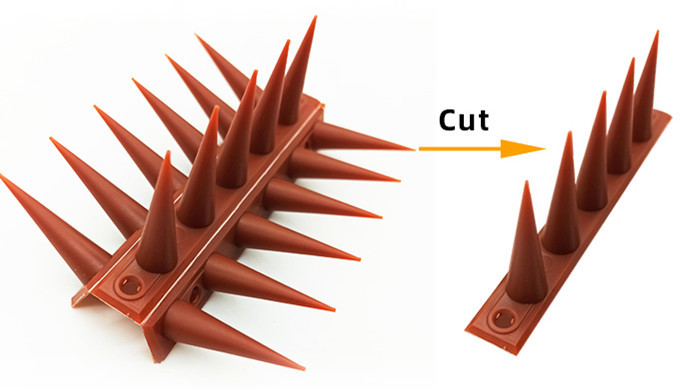 Plastic Fence Wall Anti Climb Bird Deterrent Spikes Use Design On Rooftops Fence