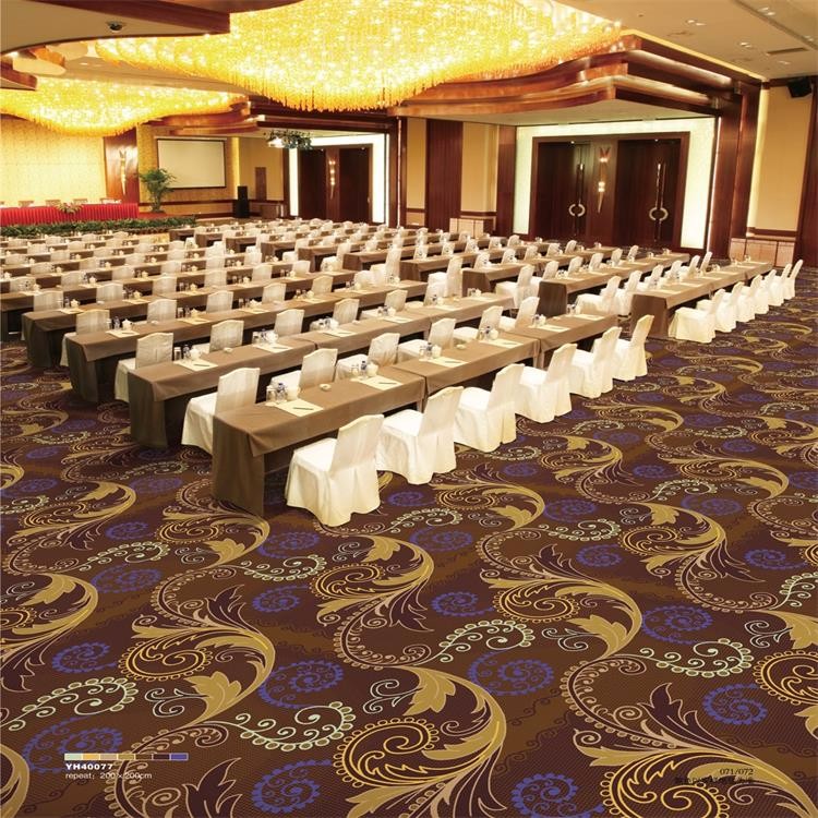 Chinese old fashioned 7*7*7 Axminster floor carpet for conference room